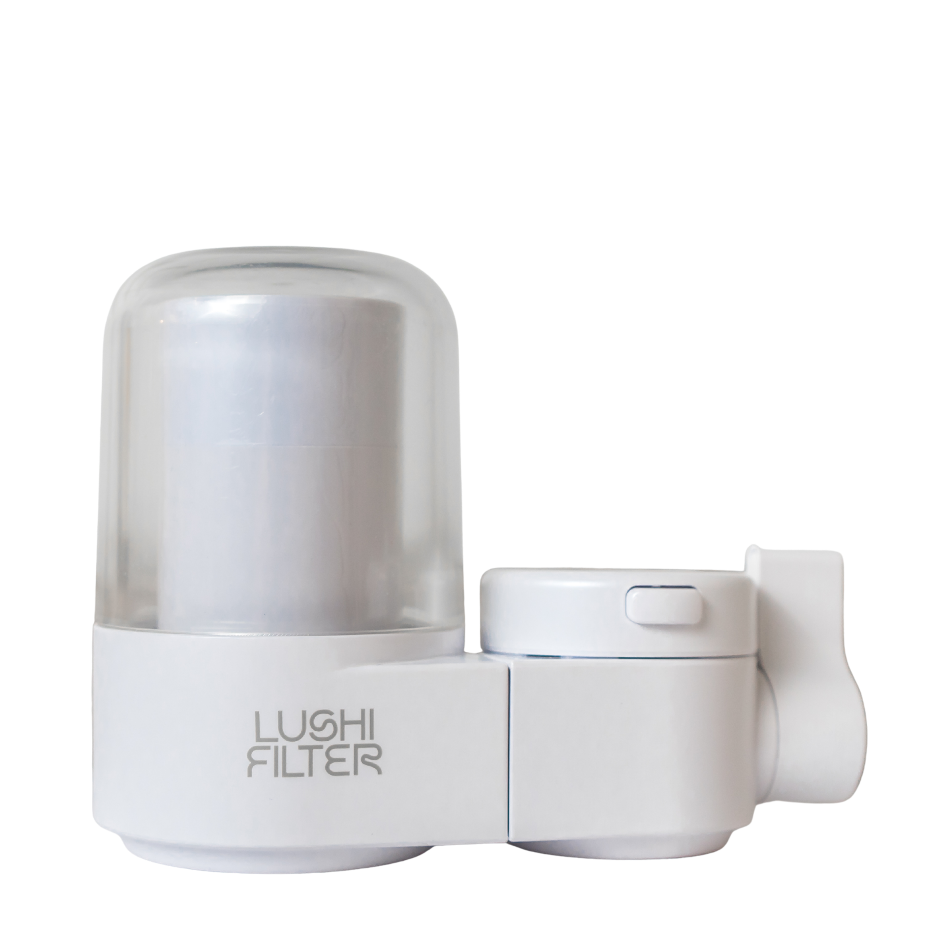 White Lushi Filter Tap & Bath Water Filter